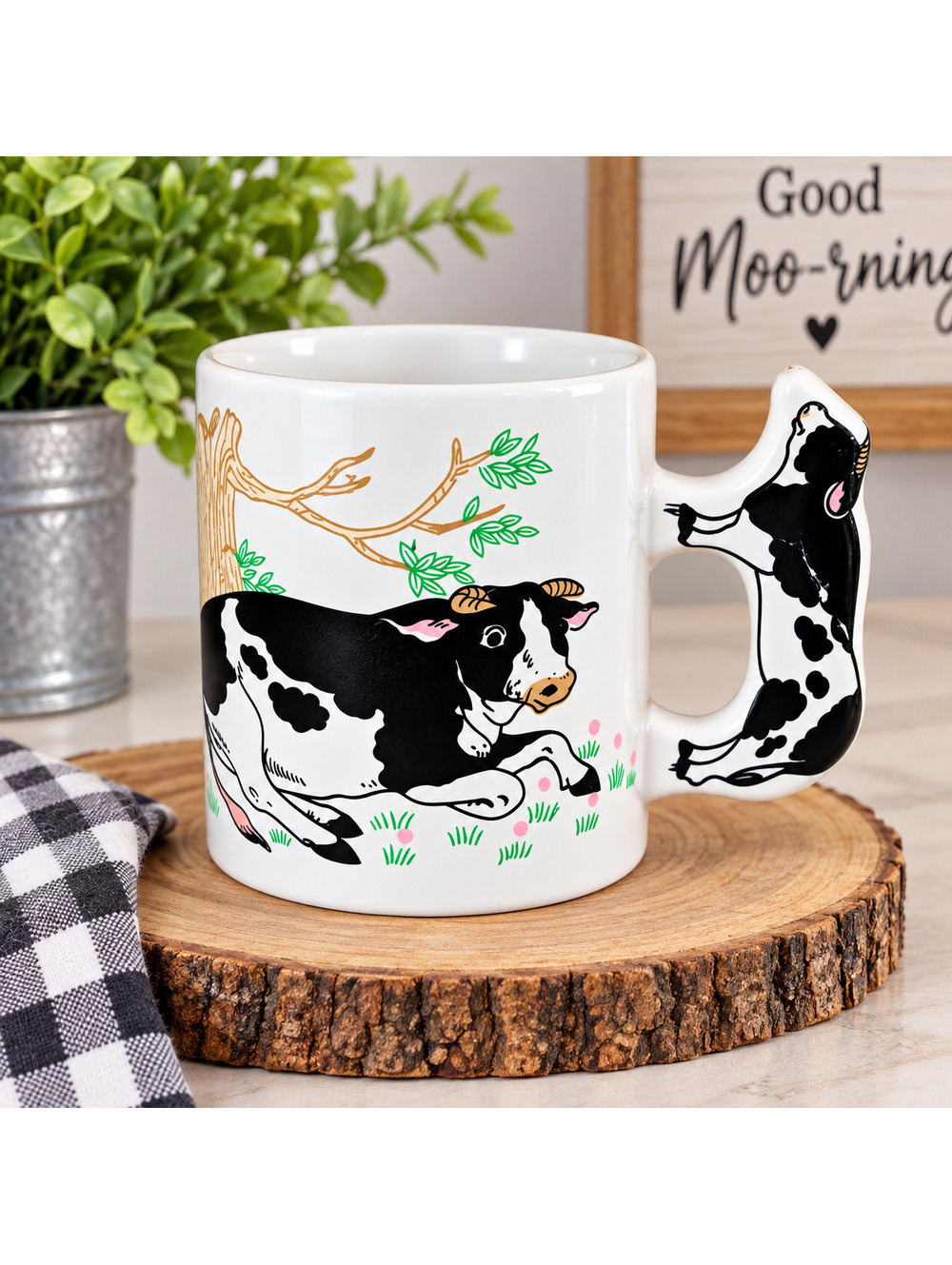Cow Mug Decorative Collectible Hot or Cold